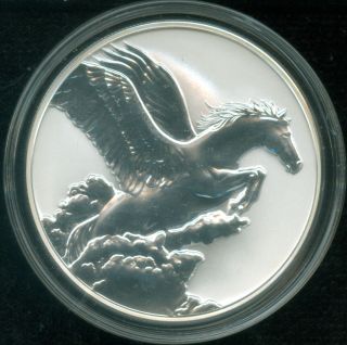 2014 Tokelau 1 Oz Reverse Proof Silver $5 Pegasus Coin (1721116) photo