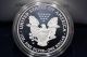 2014 - W (proof) Silver American Eagle (w/box &) Coins photo 1