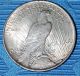 1922 Peace Liberty Silver One Dollar Coin Silver photo 1