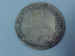 1774 Silver 4 Tari Coin Grand Master De Texada Knights Of Malta Order Of St John photo