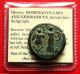 Domitian Rare Ae25 83 Ad Judea Capta Athena Caesarea Samaria Roman Empire Coin Coins: Ancient photo 2