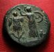 Domitian Rare Ae25 83 Ad Judea Capta Athena Caesarea Samaria Roman Empire Coin Coins: Ancient photo 3