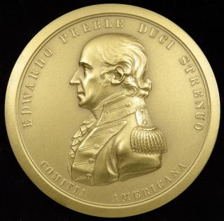 U.  S.  Medal No.  503 Commodore Edward Preble Battle Of Tripoli 2 1/2 
