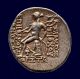 Lt // Greek - Antiochus Vi Dionysus Ar Drachm (antioch.  143 - 142) - Exceptional Coins: Ancient photo 1