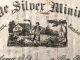 1866 Sonoma Ledge Silver Mining Co.  Stock - $6,  000 Face - Nevada Territory Stocks & Bonds, Scripophily photo 3