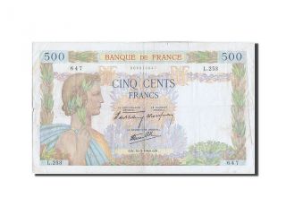 [ 206818] 500 Francs Type La Paix,  P.  95a,  16 Mai 1940 photo