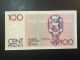 1978 Belgium Paper Money - 100 Francs Banknote Europe photo 1