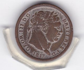 1817 King George Iii Non - Silver Shilling British Coin photo