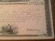 Antique 1800s The Lake Shore Railway Company Signed Stock Certificate Transportation photo 3