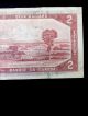 Rare - Ink Error - 1954 Canadian Two Dollar Bill Bank Note Bank Of Canada $2 Deux Canada photo 5