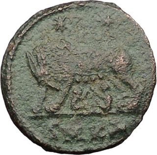 Constantine I The Great Ancient Roman Coin Romulus & Remus ' Mother ' Wolf I31692 photo