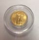 2016 1/10 Oz Gold American Gold Eagle Bullion Coin Bu,  Air - Tite Capsule Gold photo 4
