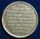 Sundown M Ranch [march 4,  1968] Vintage Recovery Coin / Serenity Prayer 1.  25 