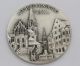 Pure Silver German Bavarian Citizens Seal Aschaffenburg Commemorative Medal B&h Exonumia photo 2