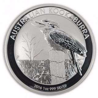 2016 Australian 1 Oz Silver Kookaburra photo