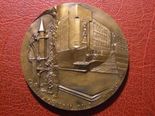 Val - D ' Oise French Department Large & Heavy 258gr High Relief Medal By P.  Marcle photo