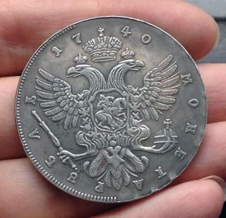 1 Ruble 1740 Russian Empire photo