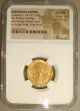 Ad 527 - 565 Justinian I Ancient Byzantine Gold Solidus Ngc Choice Ms 4/5 5/5 Coins: Ancient photo 2