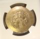 Ad 1078 - 1081 Nicephorus Iii Ancient Byzantine Electrum Histamenon Nomisma Ngc Ms Coins: Ancient photo 1