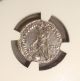 Ad 98 - 117 Trajan Ancient Roman Silver Denarius Ngc Choice Au 5/5 3/5 Coins: Ancient photo 1