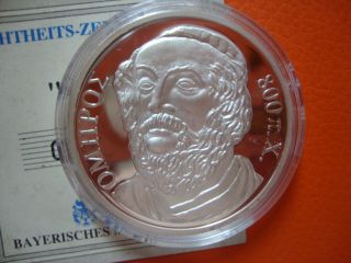 T814 Medal Greece Ecu - Homer - 999/1000 Silver photo