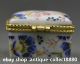45mm Chinese Colors Porcelain Red And Blue Flower Decorative Border Jewelry Box Coins: Ancient photo 2