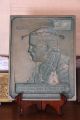 1920 Theodore Roosevelt Memorial Bas - Relief Bronze Plaque,  James Earle Fraser Exonumia photo 2