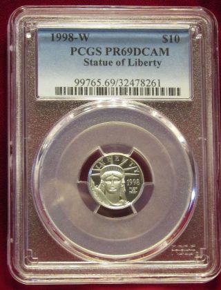 1998 American Eagle Platinum Proof Coin Tenth - Ounce $10 