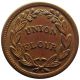 Civil War Store Card Token,  Dl Wing & Co Albany Ny - 10h - 8a Var,  R3,  Union Flour Exonumia photo 1