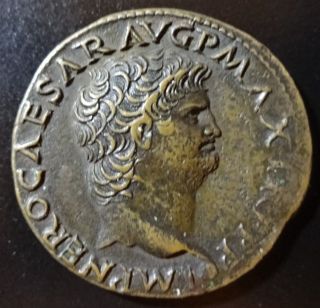 Roman Imperial - Nero Ae Dupondius (rome Ad 64) - Exceptional photo