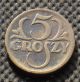 Old Coin Of Poland 5 Groszy 1923 Second Republic Europe photo 1