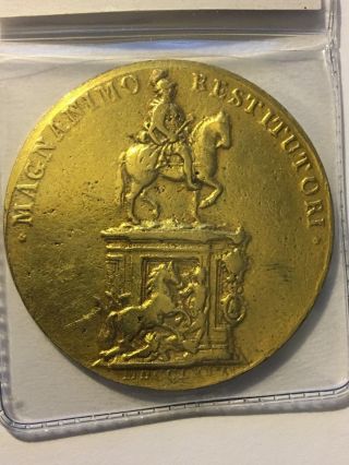 1755 Portugall Silver Medal Magnanimo Restitutori Jose I Olisipo Rare photo