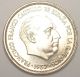 1957 (69) Spain Spanish 25 Pesetas Franco Eagle Coin Au Spain photo 1