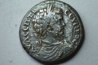 Roman Imperial Septimius Severus Tetradrachm 12,  5gr 28mm.  Vf.  Silver 30$ photo