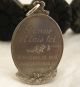 Vintage Belgian Art Nouveau Women Art Silvered Bronze Medal Pendant By Devreese Exonumia photo 1