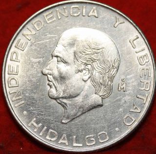 Uncirculated 1955 Mexico 5 Pesos Silver Foreign Coin S/h photo