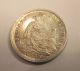 Very Scarce Unc.  Peruvian 1/2 Dinero 1898 F N Silver Coin 1.  25 Grams 900 Silver South America photo 2