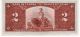 1937 Canada Two 2 Dollar Crisp Great Color Jr Bank Note A313 Canada photo 1