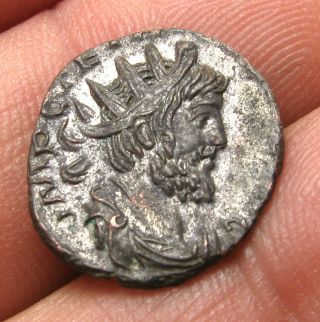 Tetricus I - Antoninianus - Comes Avg - Ric 56 - Silvering photo