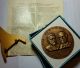 1965 Civil War Centennial Medallic Art Co.  Bronze Medal W Orig Box & Paperwork Exonumia photo 1