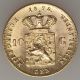1875 Netherland 10 Gulden Guilder King Willem Gold Coins: World photo 1