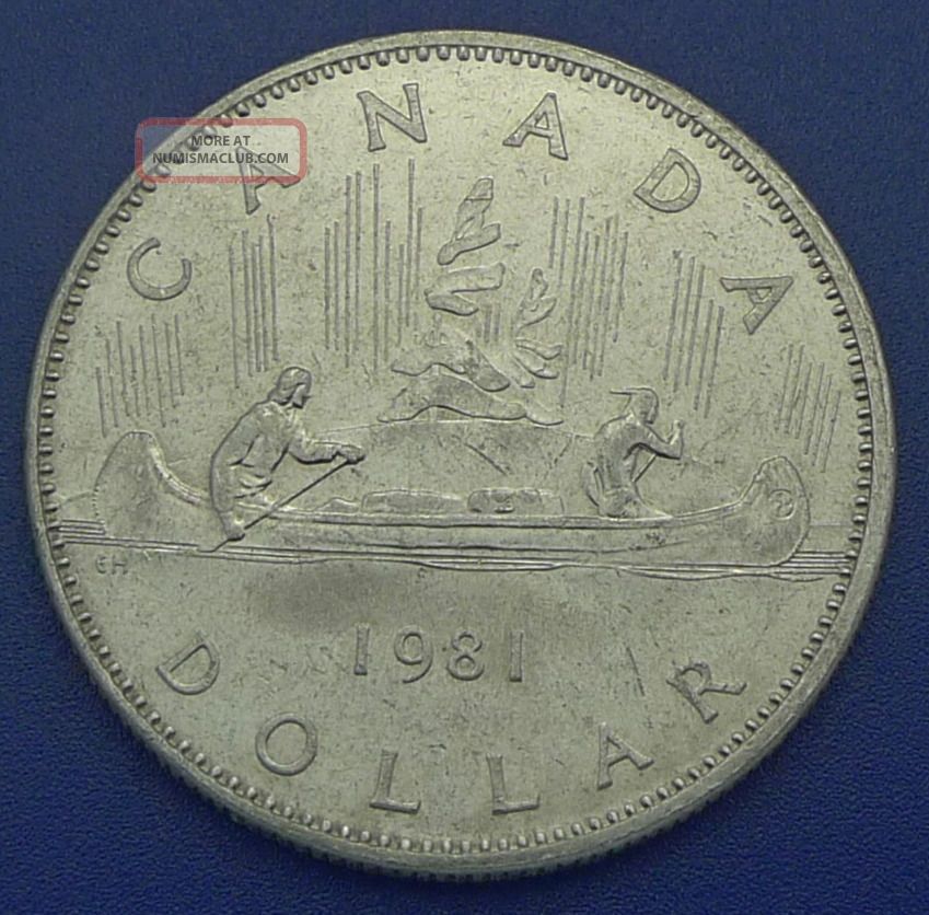 Canada / 1981 / Voyageur / 1 Dollar Coin Coins: Canada photo
