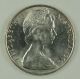 1966 Australia 50 Cents (silver) Unc (km 67) (170209) Decimal photo 1