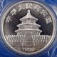 1989 China 10 Yuan Panda Silver Coin China photo 1
