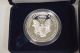 2002 - W 1 Oz Proof Silver American Eagle $1 Coin.  999 Silver photo 1