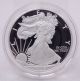 2010 W Silver American Eagle 1 Oz.  999 Proof Coin W/ Box & Silver photo 1