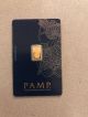 Pamp 1 Gram Gold In Assay Card Gold photo 2
