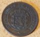 1855 A Luxembourg 5 Centimes Bronze Coin Vf Other European Coins photo 1