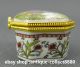 49mm China Colors Porcelain 2 Woman Flower Butterfly Vogue Jewelry Box Coins: Ancient photo 1