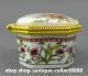 49mm China Colors Porcelain 2 Woman Flower Butterfly Vogue Jewelry Box Coins: Ancient photo 3